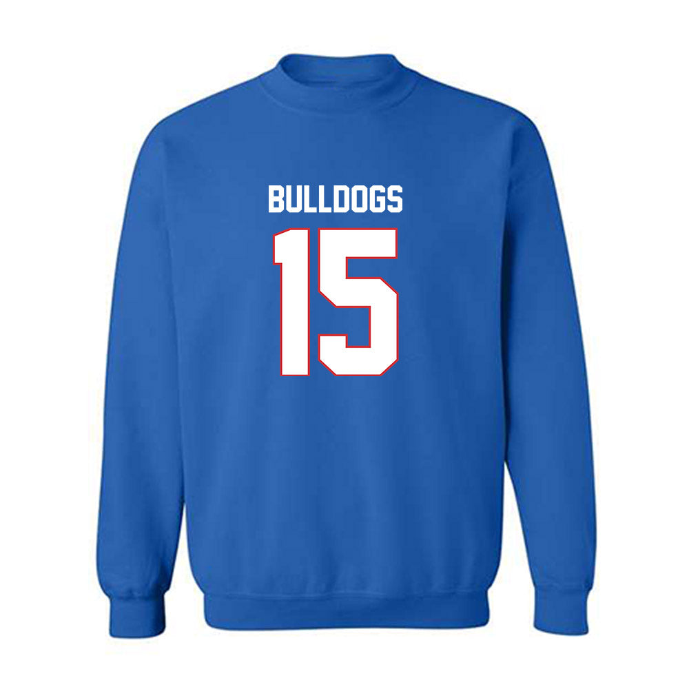 LA Tech - NCAA Football : David Pierro - Generic Shersey Crewneck Sweatshirt-0