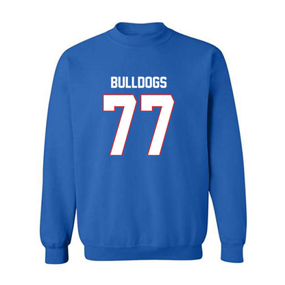LA Tech - NCAA Football : Aric Adcock - Generic Shersey Crewneck Sweatshirt-0