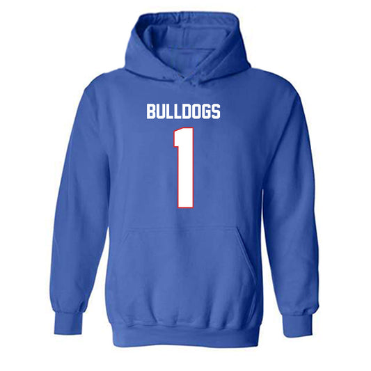 LA Tech - NCAA Football : Sam Fongang - Generic Shersey Hooded Sweatshirt-0