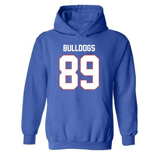 LA Tech - NCAA Football : Chase Grosfeld - Generic Shersey Hooded Sweatshirt-0