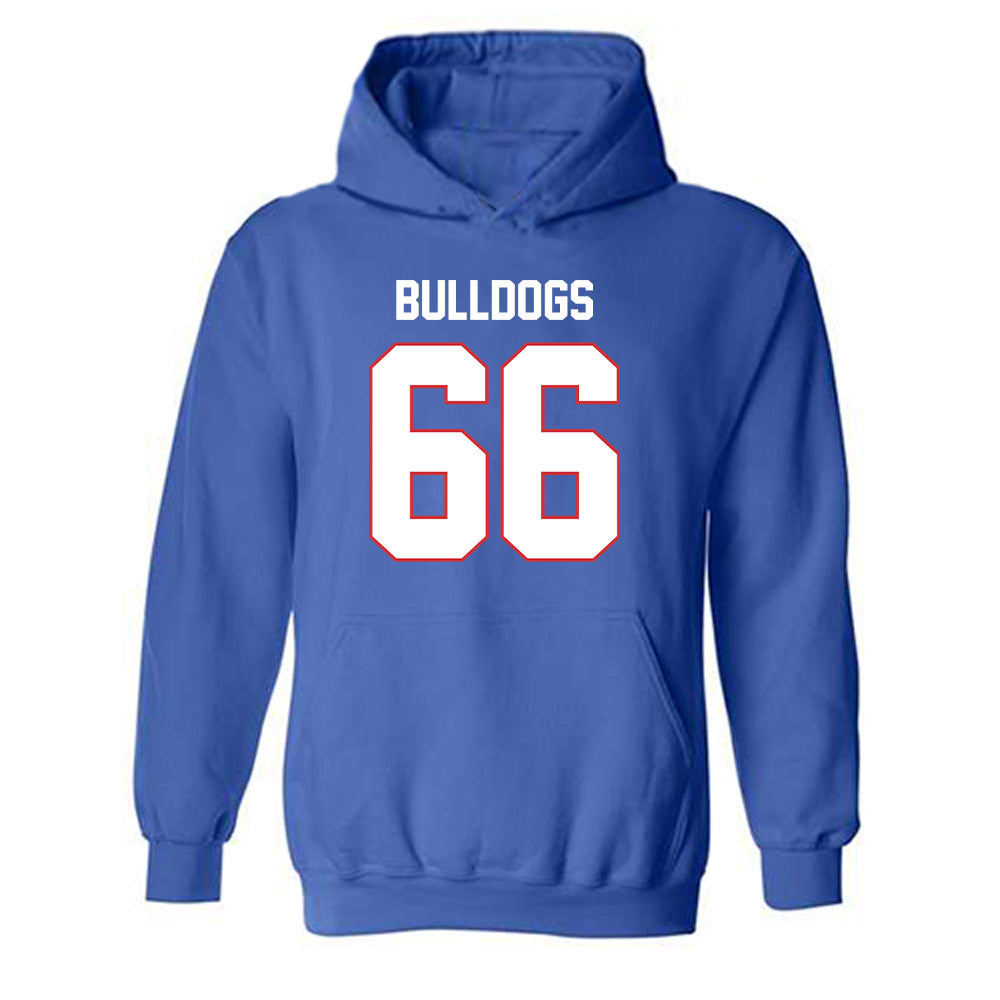 LA Tech - NCAA Football : Will Hutchens - Generic Shersey Hooded Sweatshirt-0