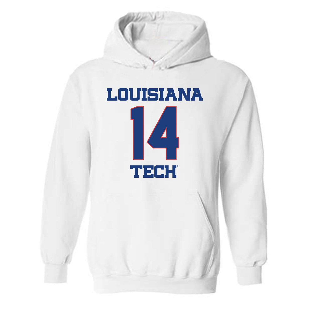 LA Tech - NCAA Men's Basketball : Will Allen - Generic Shersey Hooded Sweatshirt-0