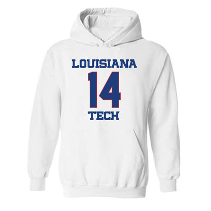 LA Tech - NCAA Men's Basketball : Will Allen - Generic Shersey Hooded Sweatshirt-0