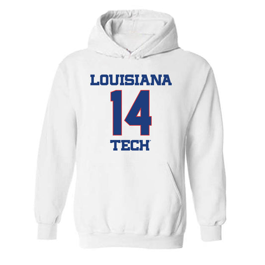 LA Tech - NCAA Men's Basketball : Will Allen - Generic Shersey Hooded Sweatshirt-0