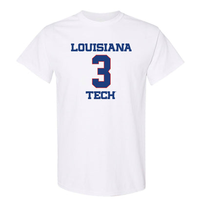 LA Tech - NCAA Men's Basketball : A.J. Bates - Generic Shersey T-Shirt-0