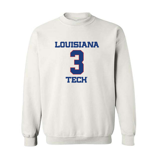 LA Tech - NCAA Men's Basketball : A.J. Bates - Generic Shersey Crewneck Sweatshirt-0