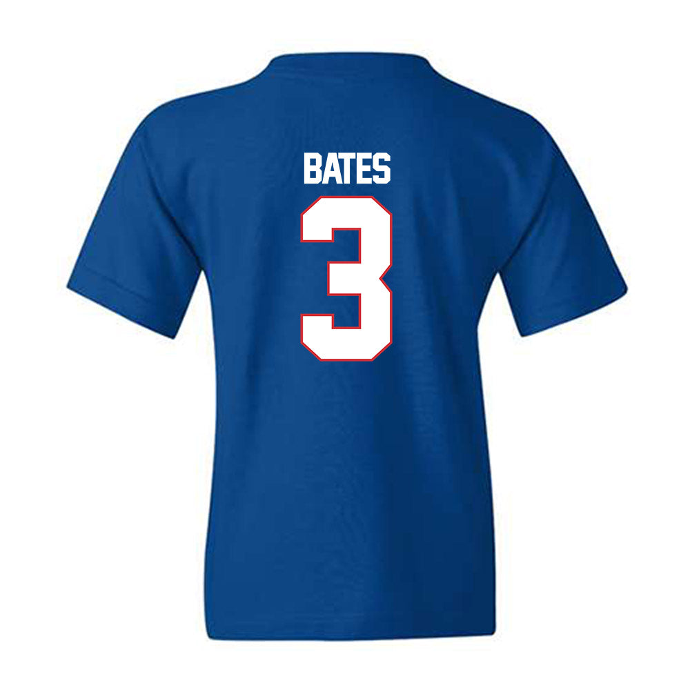 LA Tech - NCAA Men's Basketball : A.J. Bates - Generic Shersey Youth T-Shirt-1