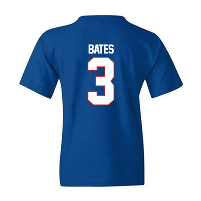 LA Tech - NCAA Men's Basketball : A.J. Bates - Generic Shersey Youth T-Shirt-1