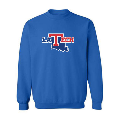 LA Tech - NCAA Men's Basketball : A.J. Bates - Generic Shersey Crewneck Sweatshirt-0