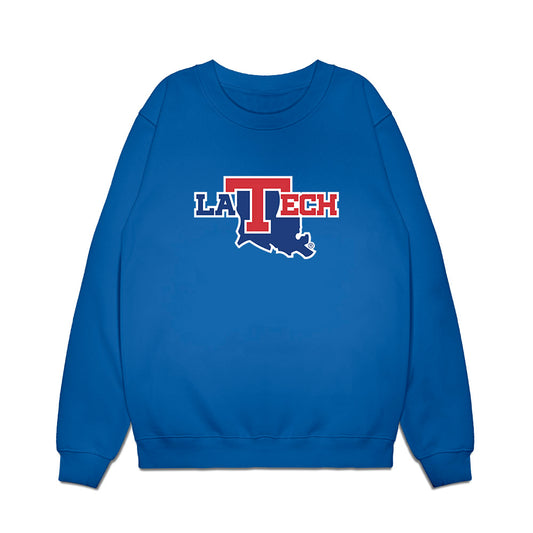 LA Tech - NCAA Men's Basketball : James Sanderson - Generic Shersey Crewneck Sweatshirt-0
