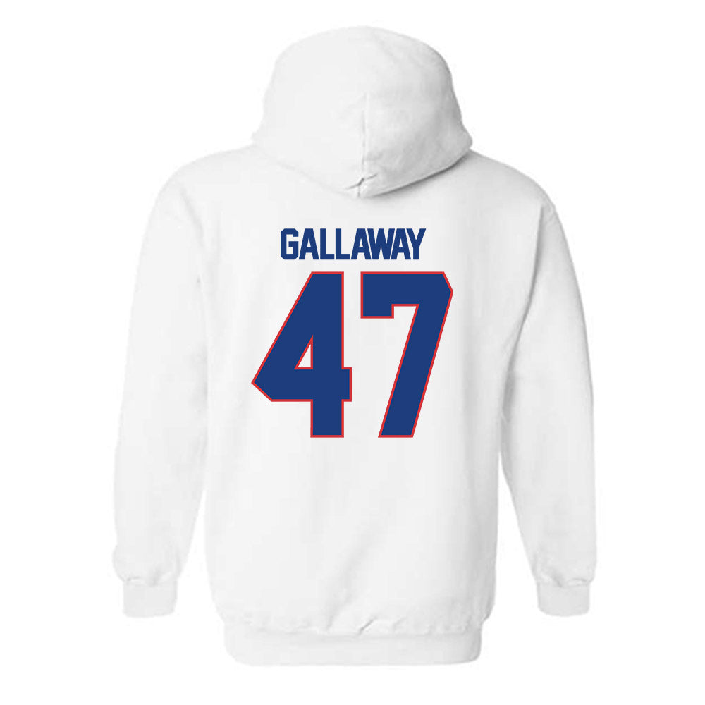 LA Tech - NCAA Softball : Bradi Gallaway - Generic Shersey Hooded Sweatshirt-1