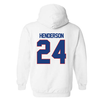 LA Tech - NCAA Softball : Raegan Henderson - Generic Shersey Hooded Sweatshirt-1
