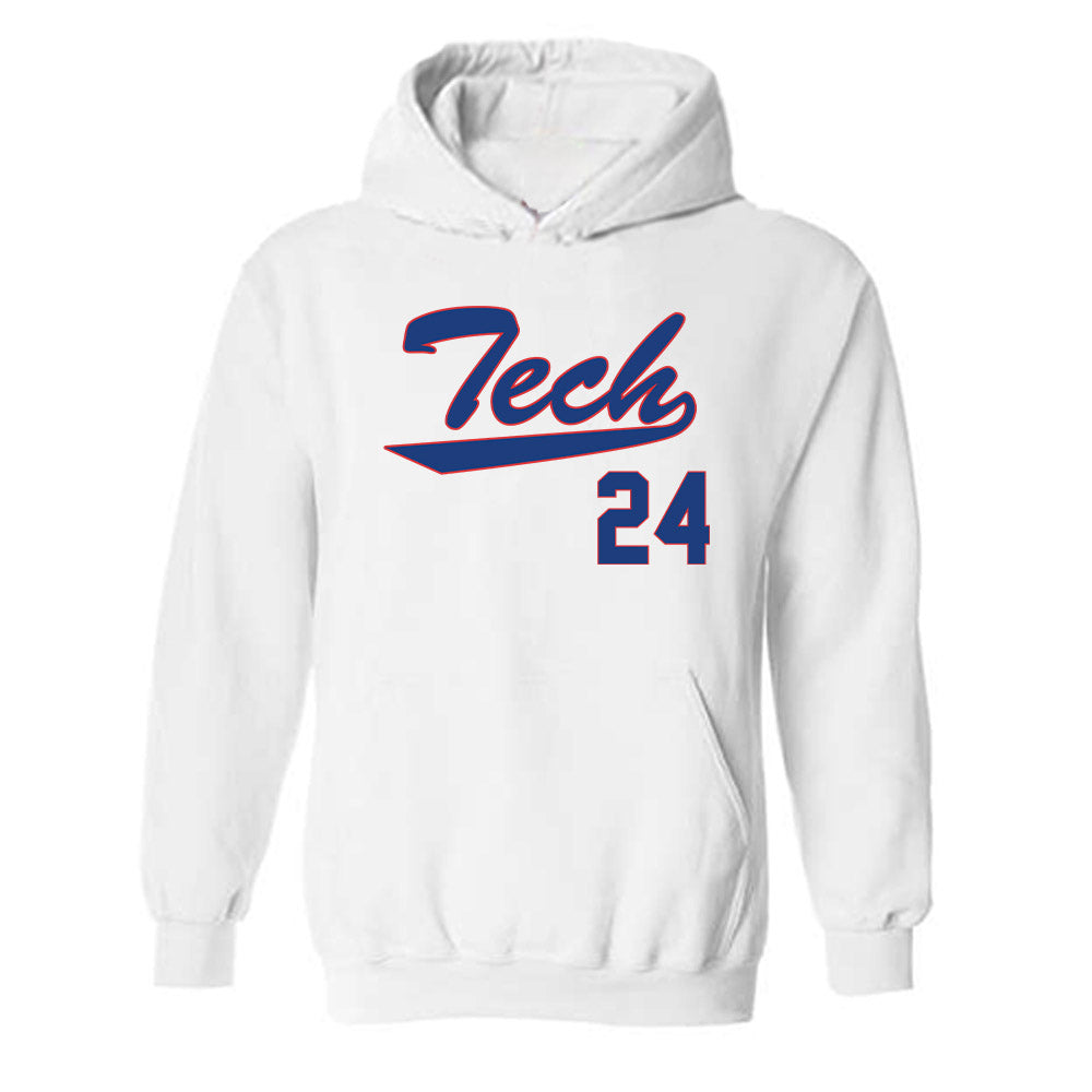 LA Tech - NCAA Softball : Raegan Henderson - Generic Shersey Hooded Sweatshirt-0
