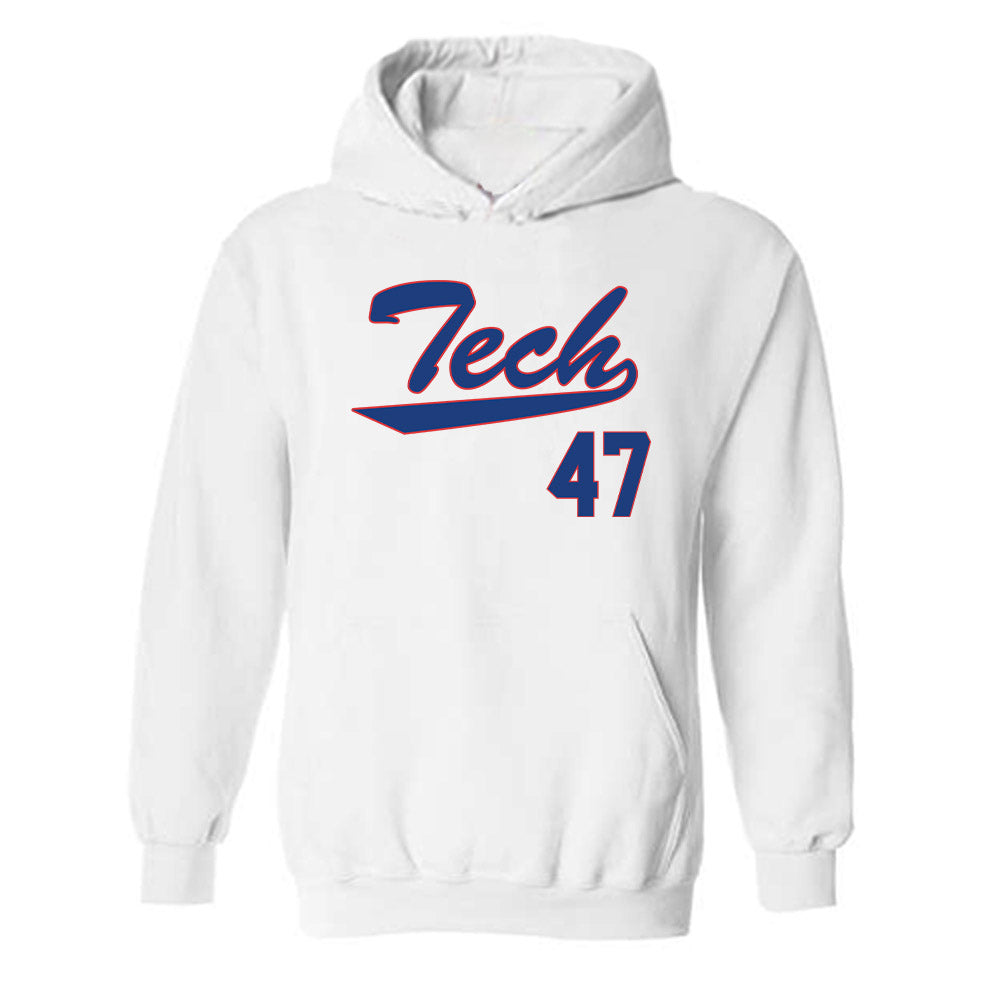 LA Tech - NCAA Softball : Bradi Gallaway - Generic Shersey Hooded Sweatshirt-0