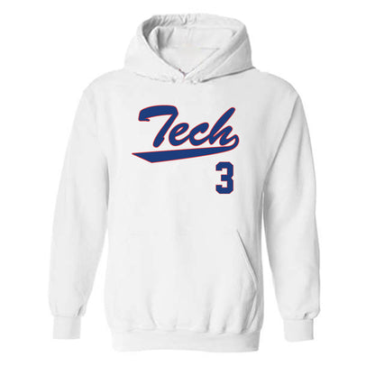 LA Tech - NCAA Softball : Cali Bennett - Generic Shersey Hooded Sweatshirt-0