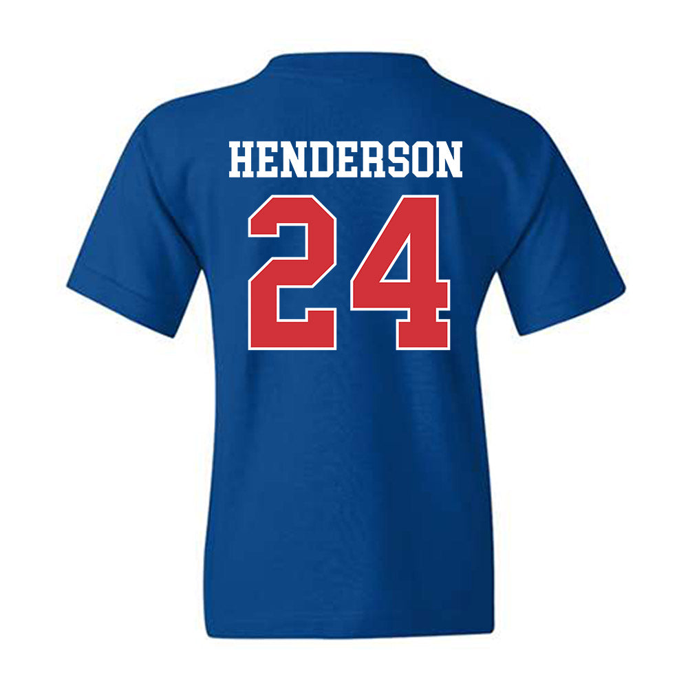 LA Tech - NCAA Softball : Raegan Henderson - Generic Shersey Youth T-Shirt-1