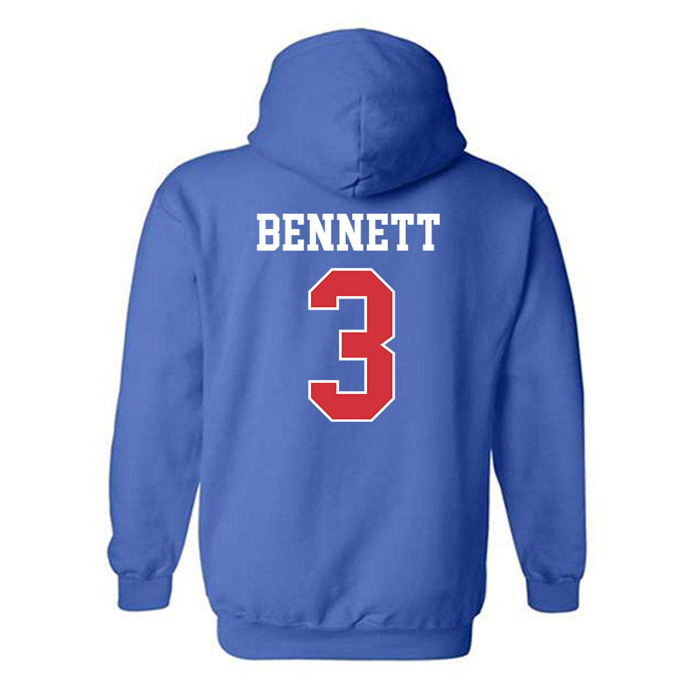 LA Tech - NCAA Softball : Cali Bennett - Generic Shersey Hooded Sweatshirt-1