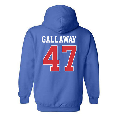 LA Tech - NCAA Softball : Bradi Gallaway - Generic Shersey Hooded Sweatshirt-1