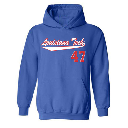 LA Tech - NCAA Softball : Bradi Gallaway - Generic Shersey Hooded Sweatshirt-0
