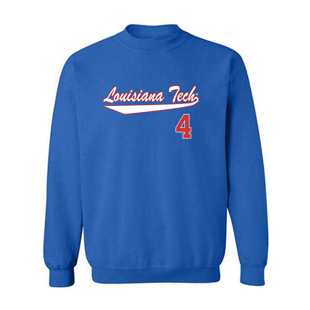 LA Tech - NCAA Softball : Maddy Stringer - Generic Shersey Crewneck Sweatshirt-0