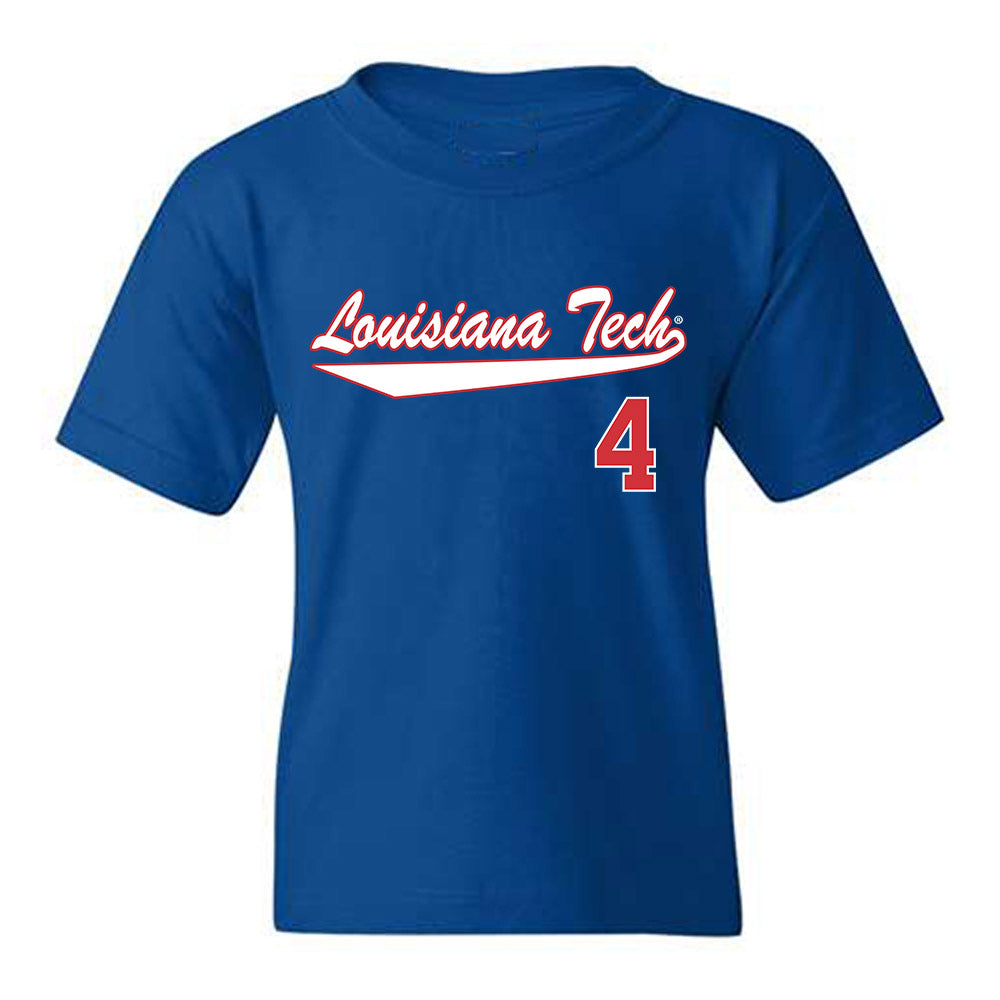 LA Tech - NCAA Softball : Maddy Stringer - Generic Shersey Youth T-Shirt-0