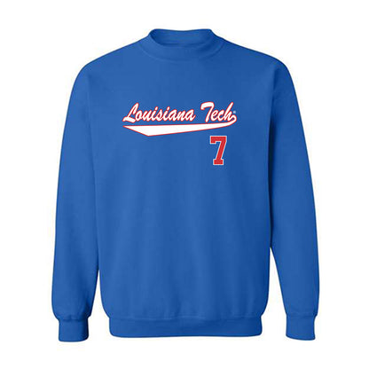 LA Tech - NCAA Softball : Ruby Fidge - Generic Shersey Crewneck Sweatshirt-0