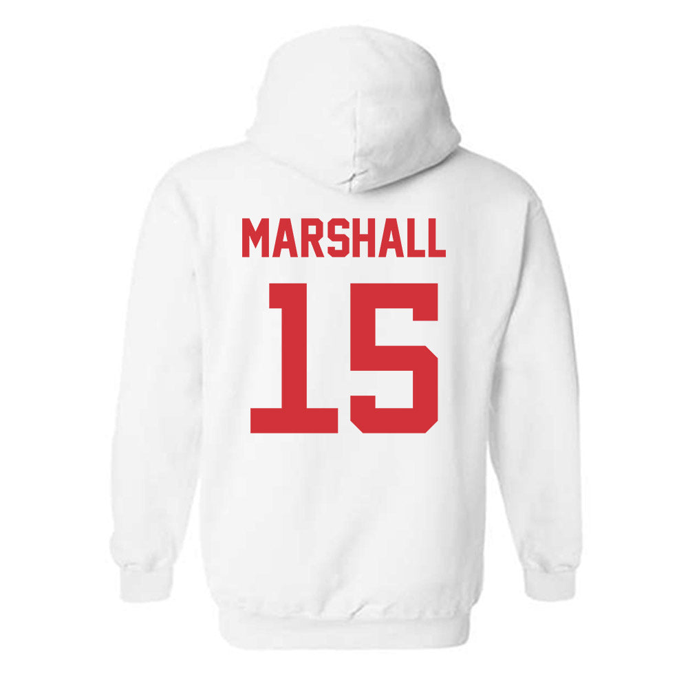 LA Tech - NCAA Women's Basketball : Jordan Marshall - Generic Shersey Hooded Sweatshirt-1