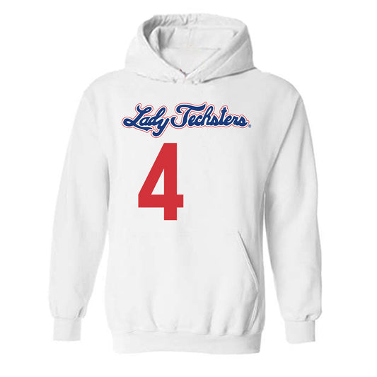 LA Tech - NCAA Women's Basketball : Joy Madison key - Generic Shersey Hooded Sweatshirt-0