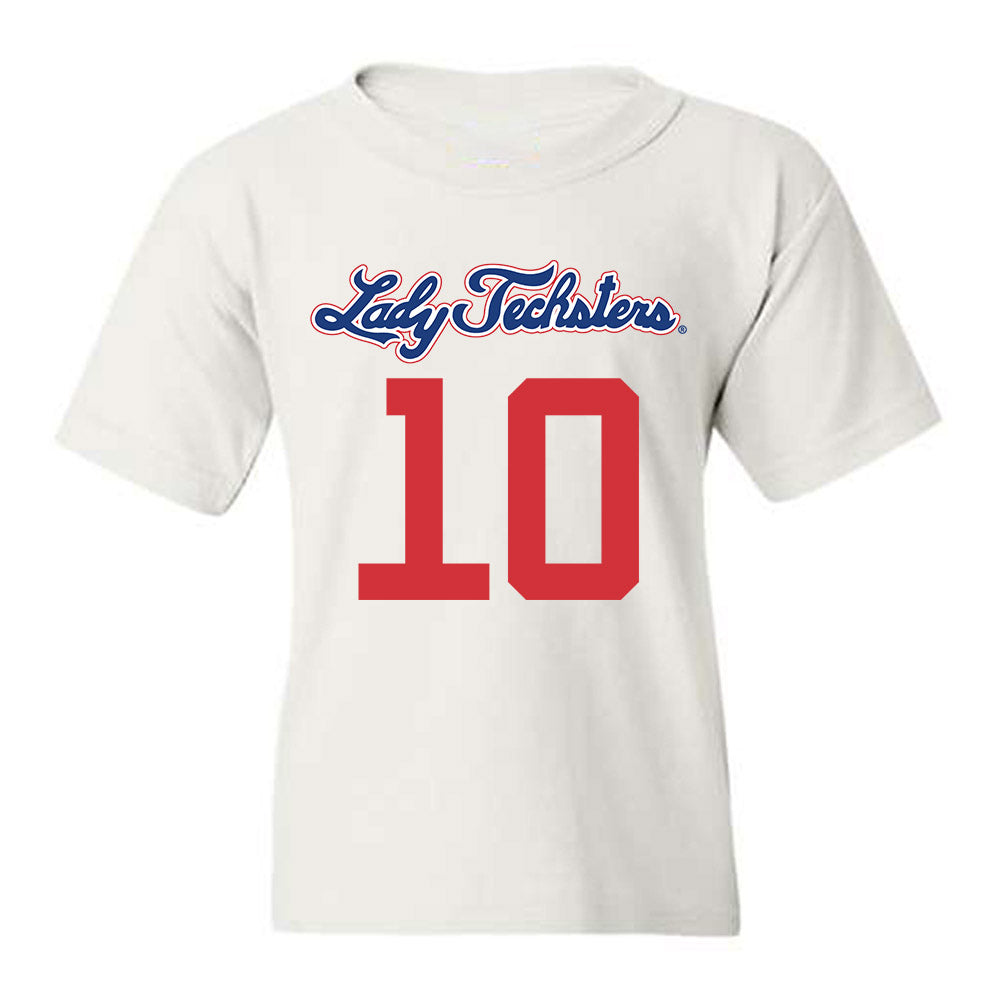 LA Tech - NCAA Women's Basketball : Melissa Mwanza - Generic Shersey Youth T-Shirt-0