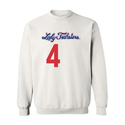 LA Tech - NCAA Women's Basketball : Joy Madison key - Generic Shersey Crewneck Sweatshirt-0