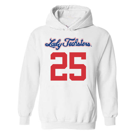 LA Tech - NCAA Women's Basketball : Averi Aaron - Generic Shersey Hooded Sweatshirt