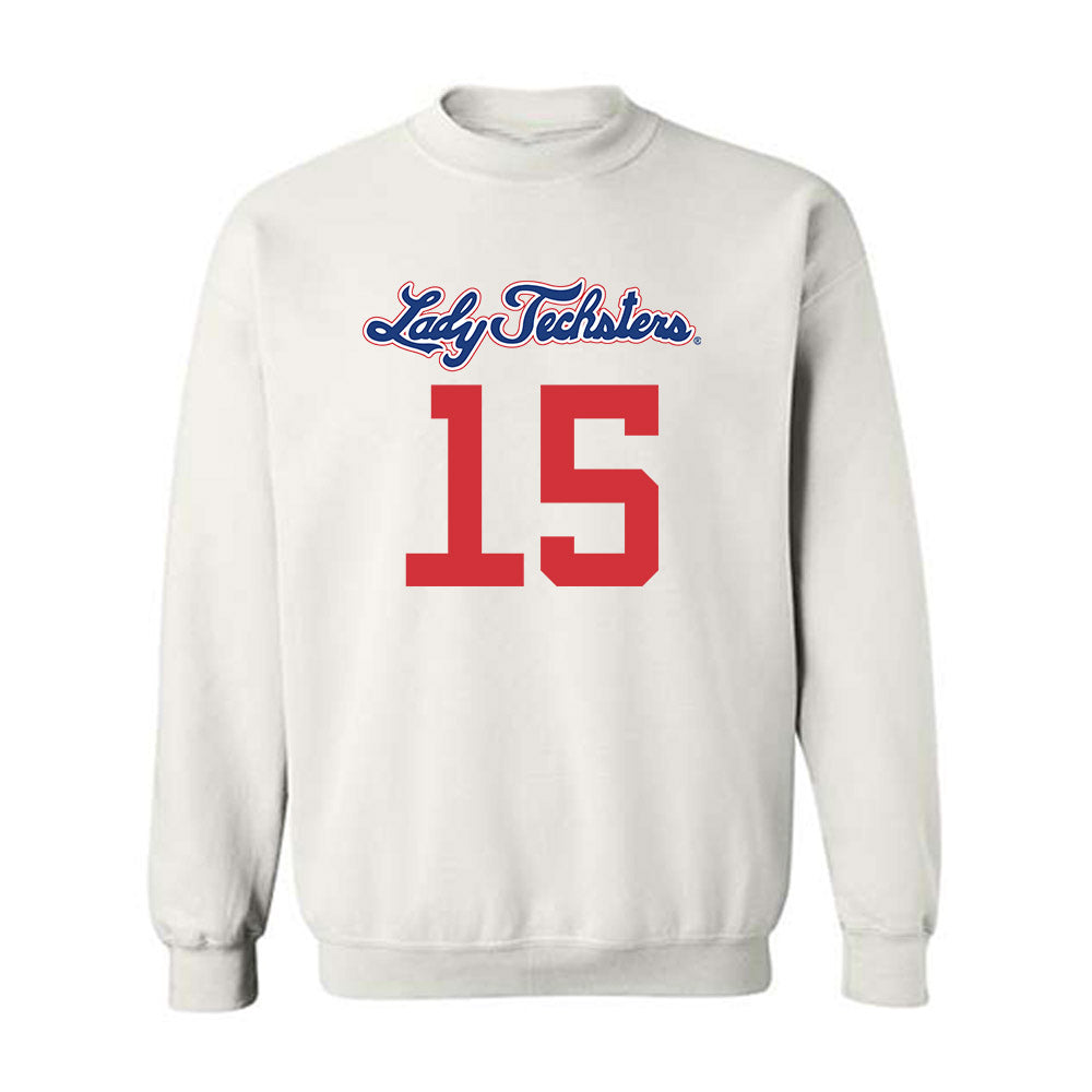 LA Tech - NCAA Women's Basketball : Jordan Marshall - Generic Shersey Crewneck Sweatshirt-0