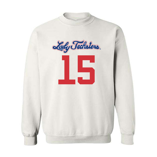 LA Tech - NCAA Women's Basketball : Jordan Marshall - Generic Shersey Crewneck Sweatshirt-0