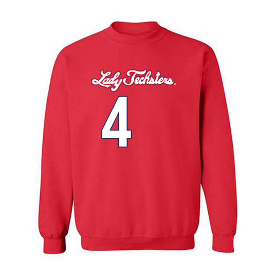 LA Tech - NCAA Women's Basketball : Joy Madison key - Crewneck Sweatshirt-0