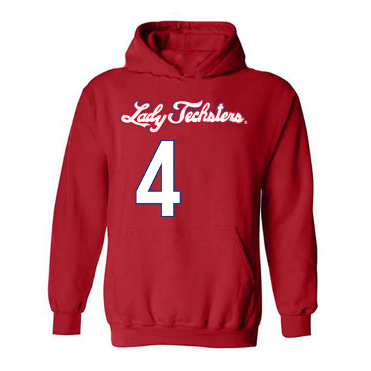 LA Tech - NCAA Women's Basketball : Joy Madison key - Hooded Sweatshirt-0