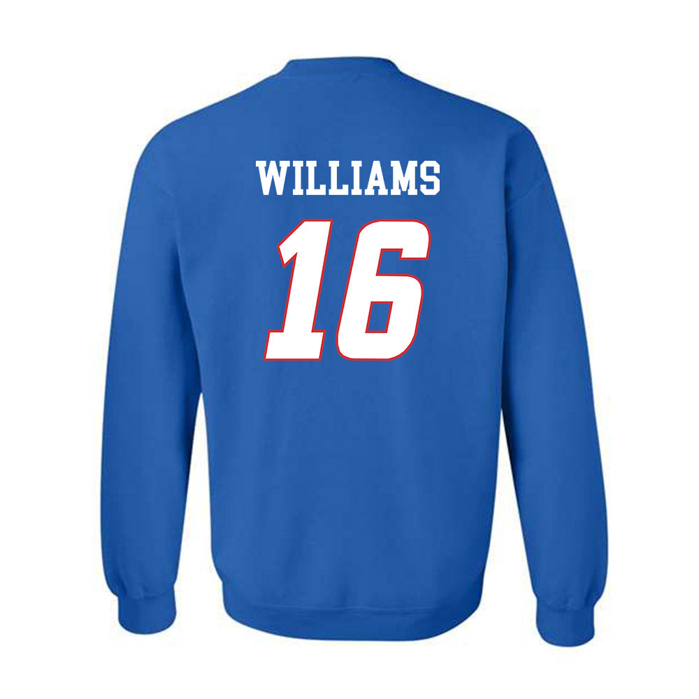 LA Tech - NCAA Women's Volleyball : Charlize Williams - Replica Shersey Crewneck Sweatshirt-1