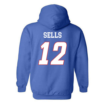 LA Tech - NCAA Women's Volleyball : Abbigayl Sells - Replica Shersey Hooded Sweatshirt-1
