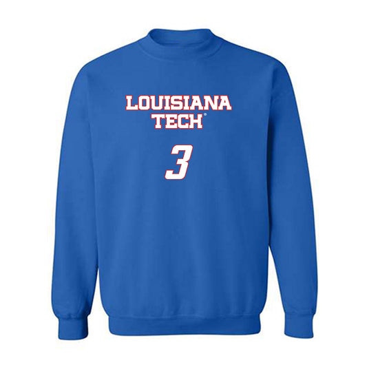 LA Tech - NCAA Women's Volleyball : Shelby Hannah - Replica Shersey Crewneck Sweatshirt-0