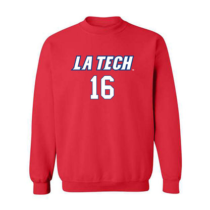LA Tech - NCAA Women's Volleyball : Charlize Williams - Replica Shersey Crewneck Sweatshirt-0