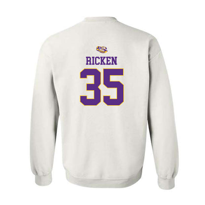 LSU - NCAA Baseball : Reagan Ricken - Replica Shersey Crewneck Sweatshirt-1