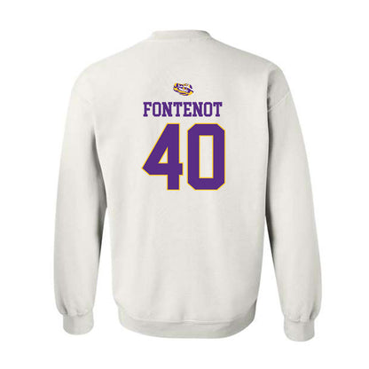 LSU - NCAA Baseball : Grant Fontenot - Replica Shersey Crewneck Sweatshirt-1