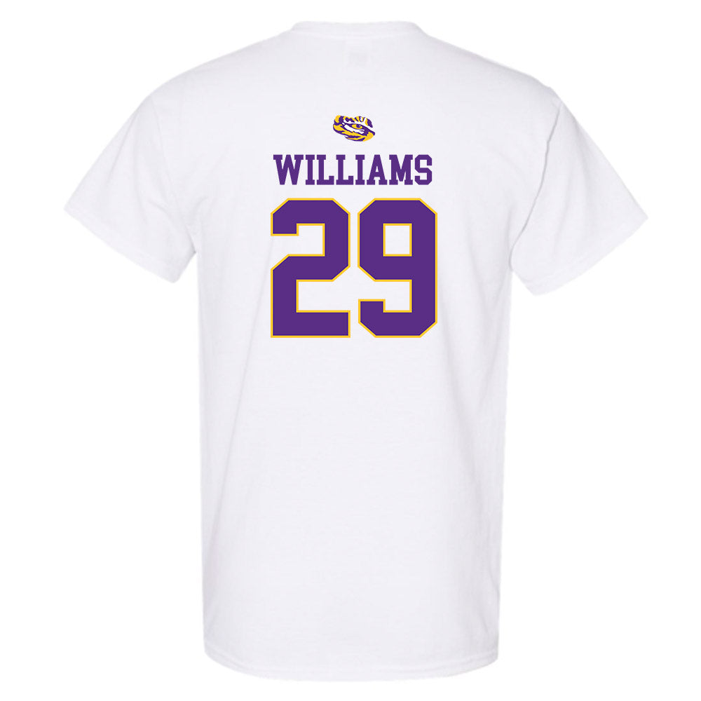 LSU - NCAA Baseball : Cooper Williams - Replica Shersey T-Shirt-1