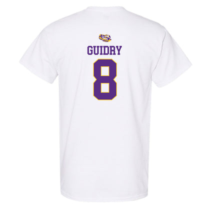 LSU - NCAA Baseball : Gavin Guidry - Replica Shersey T-Shirt-1