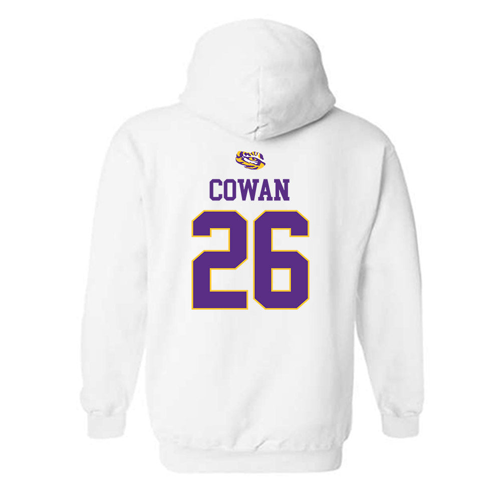 LSU - NCAA Baseball : Zac Cowan - Replica Shersey Hooded Sweatshirt-1