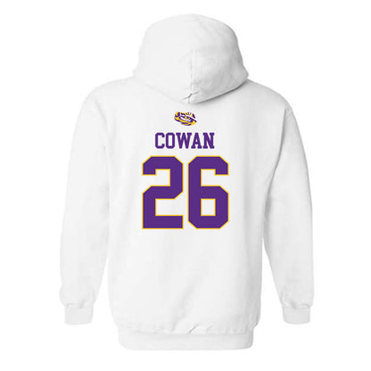 LSU - NCAA Baseball : Zac Cowan - Replica Shersey Hooded Sweatshirt-1