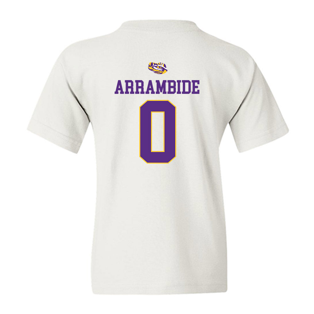 LSU - NCAA Baseball : Cade Arrambide - Replica Shersey Youth T-Shirt-1