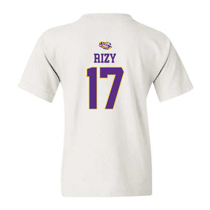 LSU - NCAA Baseball : Mavrick Rizy - Replica Shersey Youth T-Shirt-1