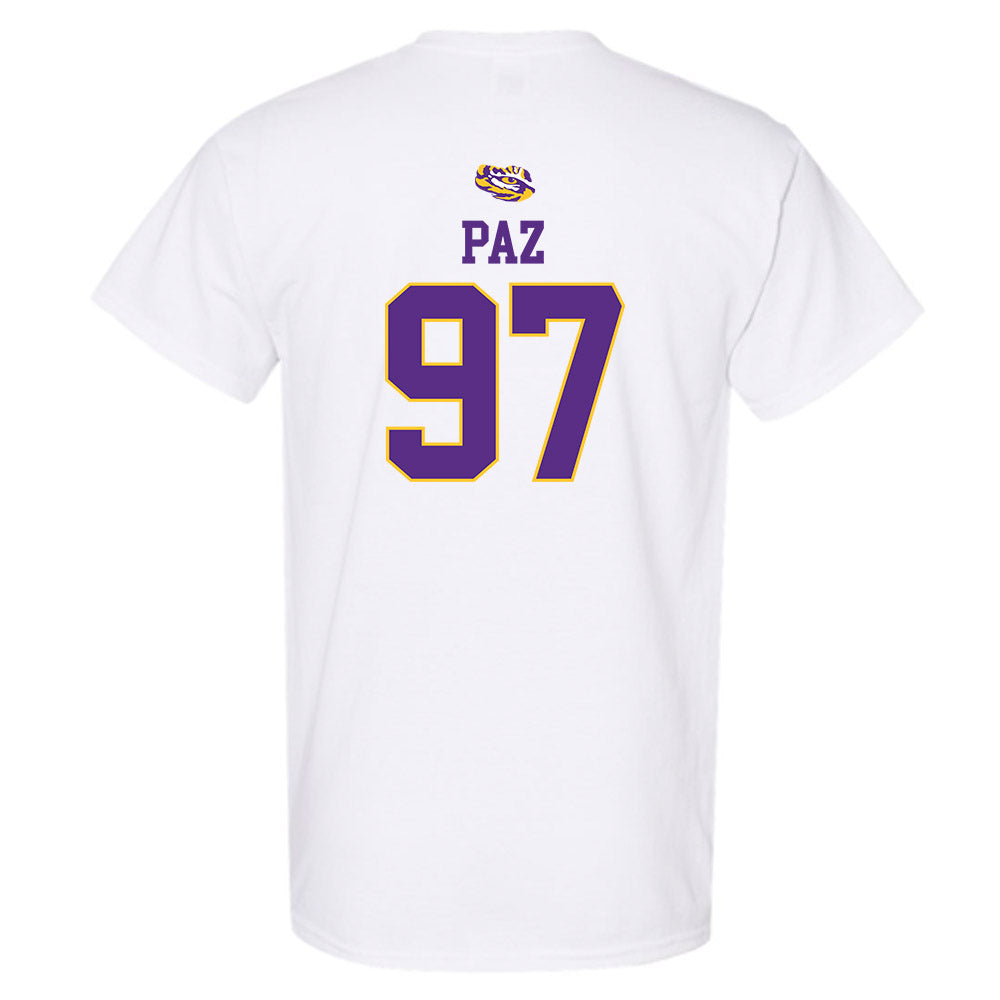 LSU - NCAA Baseball : Marcos Paz - Replica Shersey T-Shirt-1