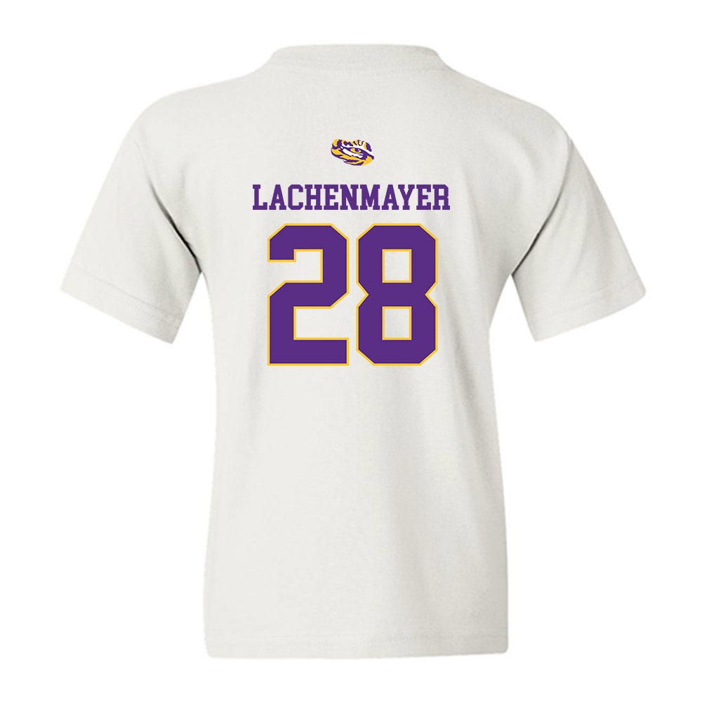 LSU - NCAA Baseball : Danny Lachenmayer - Replica Shersey Youth T-Shirt-1