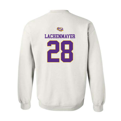 LSU - NCAA Baseball : Danny Lachenmayer - Replica Shersey Crewneck Sweatshirt-1